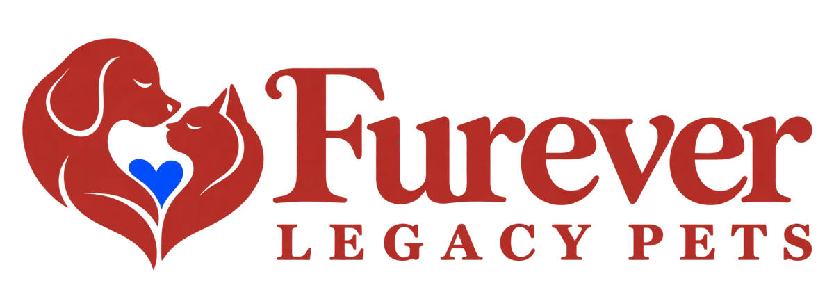 Furever Legacy Pets — dog and cat heart logo